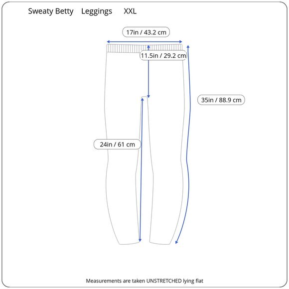 Sweaty Betty Womens XXLarge Zero Gravity 7/8 Running Leggings Activewear Workout - Picture 12 of 12